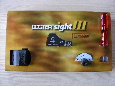 DOCTER Sight III Leuchtpunktzielgerät für Lang- und Kurzwaffen